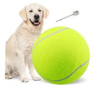 SUPVOX Giant Tennis Ball for Large Pets Durable Material for Outdoor Sports Beach Fun Playtime Includes Air Needle