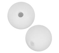 SUPVOX Globe with Single Hole White Lamp 2pcs Shades Acrylic Round Soft Gentle Lighting Replacement Ceiling and Table Light Covers for Dining Areas and Living Rooms