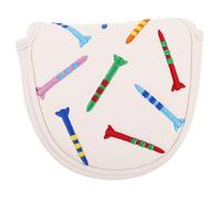 SUPVOX Golf Mallet Putter Cover with Embroidered Golf Plush Lining Soft Protection for Driver Headcover