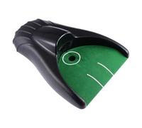 SUPVOX Golfs Ball Return Machine Golfs Automatic Ball Returner Black Plastic Parabolic Curved Design Pace Putting Indoor Putt Exercises Home Training Equipment