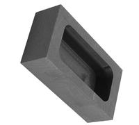 SUPVOX Graphite Ingot Mold for Melting Metal Gold Silver Casting, Non-Ferrous Metal Graphite Mold 60x30x15mm with 50x20x10mm Inner Cavity, 190g Jewelry Casting Tool for DIY Metalwork