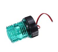 SUPVOX Green LED Anchor Light Navigation Lamp Energy-saving Fishing Boat Signal Light with Visibility for Yachts and Sailing Safety