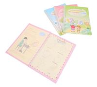 SUPVOX Grooved English Handwriting Copybook for Preschool Practice Book with Calligraphy Exercises and Drawing Pages, Homeschool Supplies for Letter Tracing and Math Writing