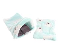 SUPVOX Guinea Pig Sleeping Bag Nest Bed Small Light Green Fleece