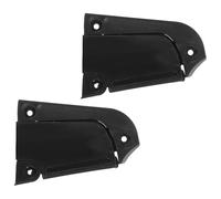 SUPVOX Guitar 2pcs Versatile Pps Compatibility Metal Material with for Black Bass Neck Truss Rod Cover Plates Electric and Quick Maintenance Accessory for Concerts and Practice