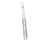 SUPVOX Guitar Fret Measuring Gauge Steel Ruler for Fret Installation and String Height Precision Radius Action Tool with Fingerboard Protection for Electric Bass and Acoustic Guitar