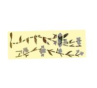 SUPVOX Guitar Fretboard Inlay Stickers Elegant Flowers Grass Style Easy Peel and Reuse No Adhesive Residue Durable Decals for All Guitar Types for Learning and Decoration