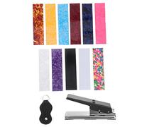 SUPVOX Guitar Pick Punch Pick Maker Plectrum Cutter DIY Machine for Guitar Accessories Kit for Creating Custom Personalised Option Random Color