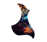 SUPVOX Guitar Pickguard Self Adhesive Pickup Pick Guard Scratch Plate Sticker for Folk Acoustic Guitar Musical Instrument