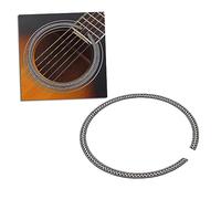 SUPVOX Guitar Rosette Decal Inlay Sound Hole Decals for Acoustic Guitar Purfling