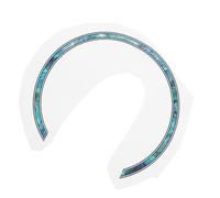 SUPVOX Guitar Sound Hole Rosette Decal Self-adhesive 3d Inlaid Ring Sticker for 41-inch Classical Guitar Ukulele Decorative Sky Blue Sticker