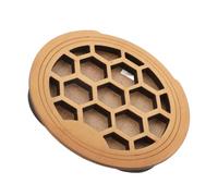 SUPVOX Guitar Soundhole Cover for Acoustic Guitars Intricately Carved Decorative Sound Muter Easy Installation Noise Reduction Accessory Feedback Control