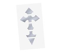 SUPVOX Guitar Stickers Fretboard Inlay Decals Easy Peel Stick Guitar Fingerboard Stickers Cross Style