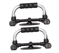 SUPVOX H Type Bar with Suction Cup Grip for Home Gym Fitness Non Slip Thick Rubber Feet Stability Multifunctional Bodybuilding Tool for Pushups Dips Sits and Handstand Training