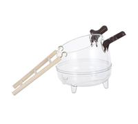 SUPVOX Hamster Bathroom Toilet Bearded Dragon Bath Tub Hamster Hut Chicken Sand Bath Tub Rat Cage Accessories Chinchilla Dust Bath House Chinchilla Bath House Hamster Toilet Coffee Wooden