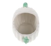 SUPVOX Hamster Ceramic Sand Bath Tub Small Animal Hideout Cactus Shape Pet Bathroom Accessory for Dust Bathing Portable Reusable Sand Bath Box