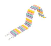 SUPVOX Hamster Climbing Ladder Toy Durable Chew Bridge for Animals for Exploration and Hiding Multi-colored Design for Mice Rats and Guinea Pigs