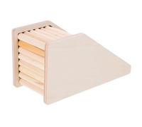 SUPVOX Hamster Climbing Ladder Toy Multi-functional Wooden Hideout for Small Pets Safe and Smooth Surface for Hamsters Guinea Pigs and Other Small Rodents