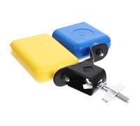 SUPVOX Hand Percussion Cowbells 2 Pack Sound Abs Metal Cow Bells Noise Makers with Simple Interesting Design for Football Games and Band Performances