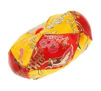 SUPVOX Handcrafted Embroidered 3.5-inch Singing Bowl Cushion Pad Cotton Meditation Sound Bowl Holder Tibetan Buddhist Supplies for Prayer Relaxation