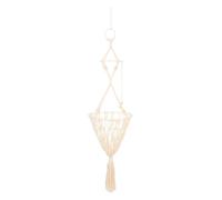 SUPVOX Handwoven Cotton Rope Cat Hammock Semi Enclosed Hanging Bed Breathable Ventilated Design Washable Cotton Rope for Cozy Year Round Comfort