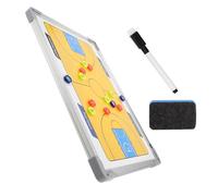 SUPVOX Hanging Aluminum Frame Basketball Strategy Board with Smooth Dry Erase Surface for Coaching Game Planning and Team Communication Versatile Training and Teaching Whiteboard
