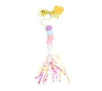 SUPVOX Hanging Cat Cartoon Insect Shaped Plaything for Cats Elastic Suction Cup Design Engaging Pet Plaything for Mood Relief and Exercise
