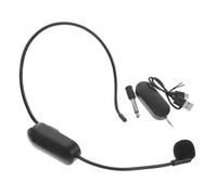 SUPVOX Head Mounted Wireless Microphone Teacher Microphone for Lectures Headset Mic Speaker Mic Function for Classroom Presentations and Wireless Singing Performances