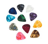 SUPVOX Plectrums Colourful Heart Shape for Guitar Bass Ukulele Mandolin Banjo 60 Pieces Assorted Colours