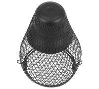 SUPVOX Heating Lamp Lampshade Dome Shaped Bulb Shade with Efficient Dissipation Reusable Iron 15.5X11X11Cm for Glass Tank and Box