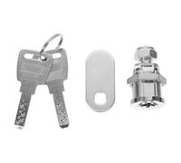 SUPVOX Heavy Duty Not Easy to Deform or Break Stainless Steel Cabinet Lock with Keys Security Lock for Cabinet Doors and Drawers Metal Drawer Suitable and Furniture