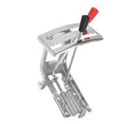 SUPVOX Heavy Duty Stainless Steel Fertilizer Spreader Control Lever Replacement Weatherproof Broadcast Spreader Throttle and Feed Controller for Large Lawn Garden Farm Equipment Ergonomic