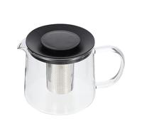 SUPVOX High Borosilicate Glass Tea Kettle with Stainless Steel Infuser 1000ml Direct Flame Tea Pot for Loose Leaf for Kitchen and Dining