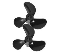 SUPVOX High Strength Three-blade Plastic Rc Boat Propellers for DIY Model Ships Easy Installation Lightweight Replacement for Simulation Tug Fishing Cargo Bait Boats
