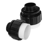 SUPVOX High Temperature Pool Pump Adapter Abs Slip Union Coupling for Swimming Pools and Spa Pumps Leakproof Seal Replacement Connector for Easy Installation
