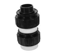 SUPVOX High Temperature Resistant Pool Pump Hose Connector Adapter Abs Slip Union Coupling for Swimming Pool Spa Pumps Leakproof Seal Quick Slide Installation