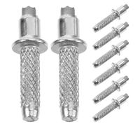 SUPVOX Hiking Pole Tips Replacement Sturdy Walking Stick Accessories Tungsten Manganese 8pcs with Antislip Design for Trekking and Mountaineering