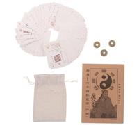 SUPVOX I Ching Divination Cards with Hexagrams and Instruction Guide for Beginners Paper Material Visuals and Comprehensive Interpretations Chinese Luck Charms for Wealth and Success