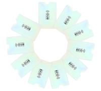 SUPVOX Id Card Sleeves RFID Blocking 10Pcs Aluminum Foil Covers for Credit and Business Cards for Travel and-The-Go Activities