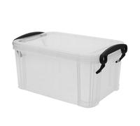 SUPVOX Index Card Storage Box Plastic Greeting Card Organizer Case for Recipe Notes Fits
