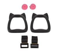 SUPVOX Indoor Gymnastic Rings with Straps for Pull-up Exercising and Full Body Strength Training Non-slip Practical Gym Rings for Core Workout and Muscle Building at Home