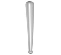 SUPVOX Inflatable Baseball Bat Adjustable Hardness Water Game for Adults Pool Beach Carnival Birthday Party Favors Silver PVC