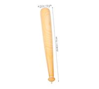 SUPVOX Inflatable Baseball Bat for PVC Wood Grain Design Lightweight Portable for Indoor Outdoor Play Beach Park Parties