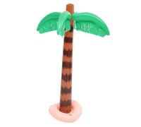 SUPVOX Inflatable Coconut Tree Ornament PVC Tropical Party Decoration for Pool and Garden Realistic Color Novelty Tree Photo Prop Sealed Design for Luau and Summer Events