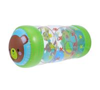 SUPVOX Inflatable Crawling Helper Roller with Bell Sounds and Observation Window Leakproof PVC Crawling for Indoor Outdoor Early Learning and Sensory Play