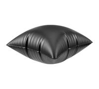 SUPVOX Inflatable Cushion Portable Travel Pillow Black round Semi- Pvc Camping Pillow Insert Thickened Frosted for Outdoor Car Use