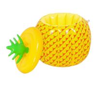 SUPVOX Inflatable Pvc Ice Bucket Portable Foldable Wine and Beer Holder for Pool Use, Cold-resistant Pineapple Shape Floating Ice Container for Outdoor Parties