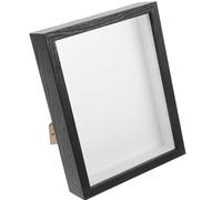 SUPVOX Insect Display Frame A4 Butterfly Specimen Box 3cm Depth Black Shadow Box with Glass Cover for Tabletop Collecting and Home Decoration