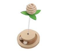 SUPVOX Interactive Cat Track Toy Spring Sisal Tumbler for Cats Engaging Pet Exercise Teaser Fun Roller for Indoor Play Bonding and Mental
