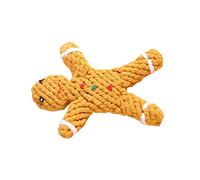 SUPVOX Interactive Dog Gingerbread Man Toy Chewing Rope for Pet's Mental Stimulation